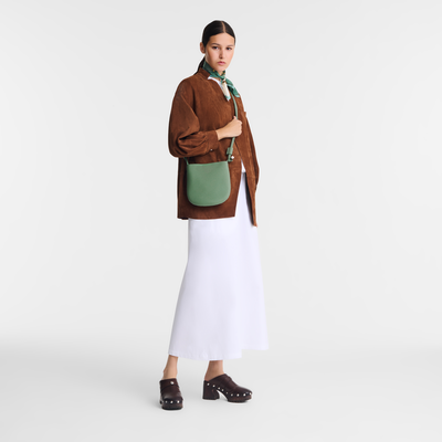 Le Roseau S Crossbody bag , Oregano - Leather