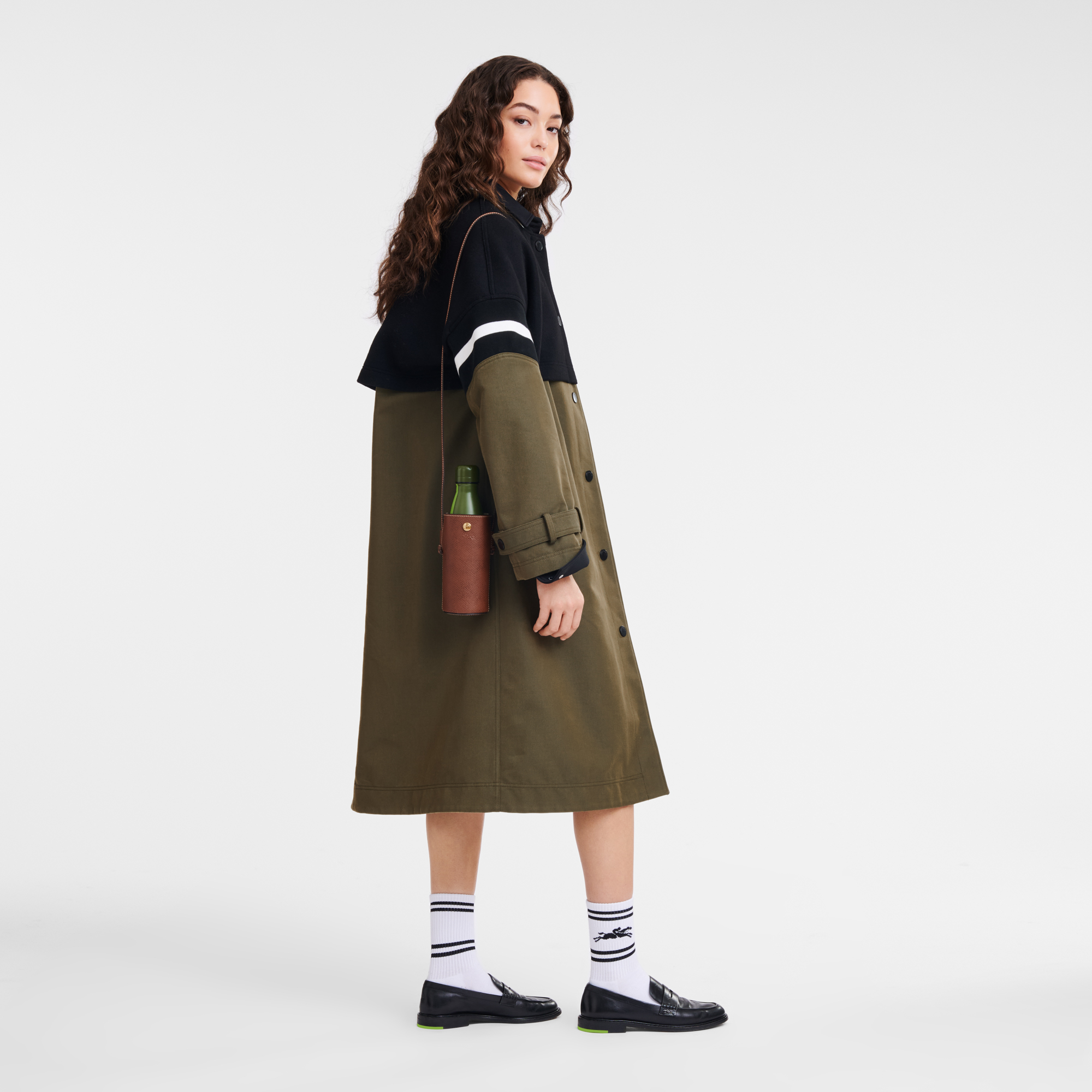 Bottle holder, Brown - View 2 of 
        5 - zoom in Épure Bottle holder, Brown