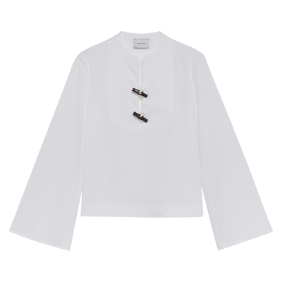 Shirt , White - Cotton poplin