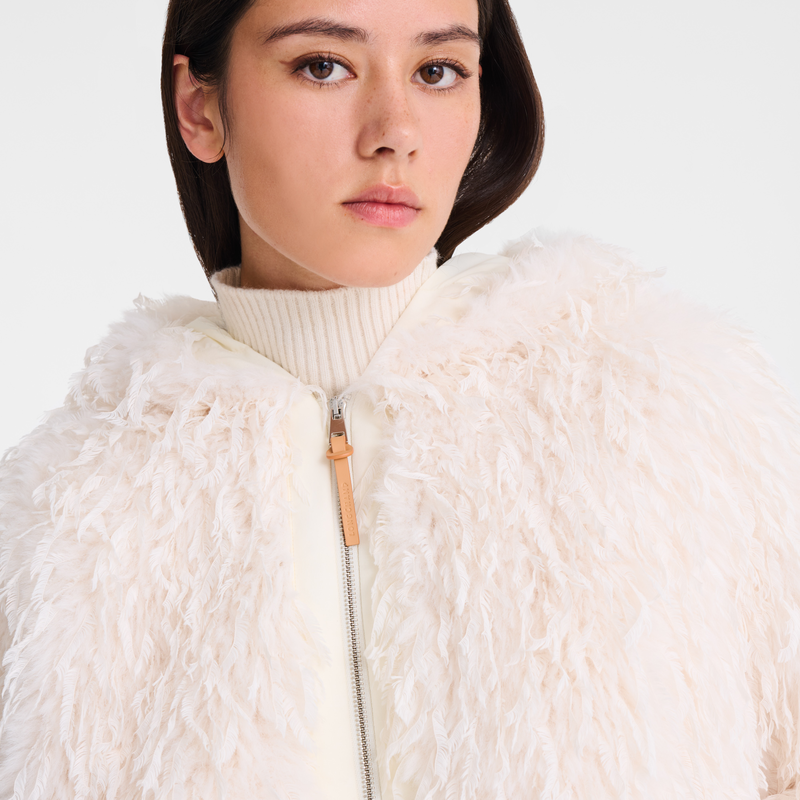 Coat , Ivory - Faux fur  - View 5 of  7