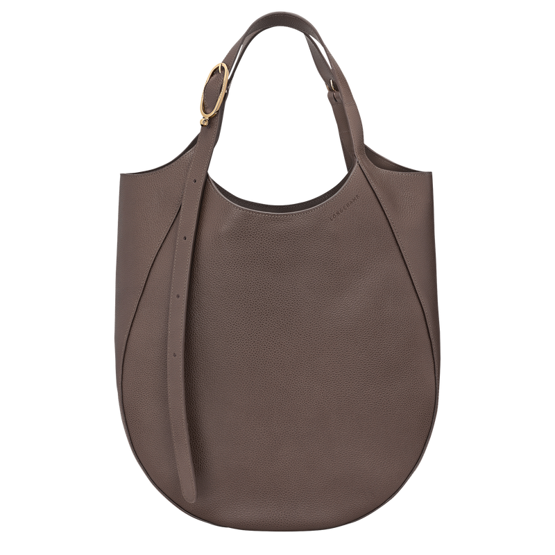 Le Foulonn&eacute; XL Tote bag , Taupe - Leather  - View 1 of  6