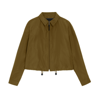Jacket , Olive - Techno taffeta