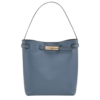 Le Smart Shoulder bag , Slate - Leather