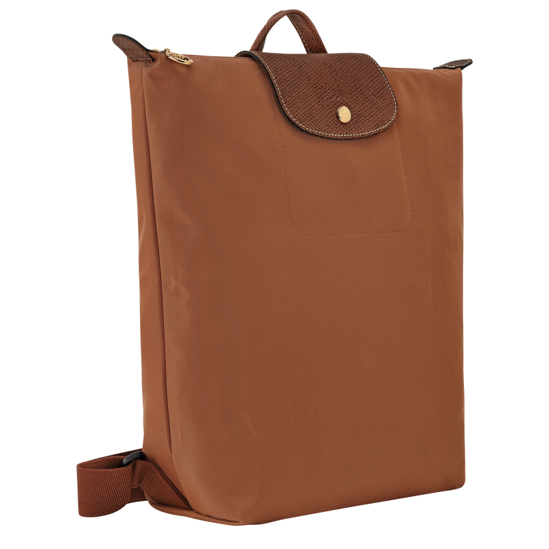 Le Pliage Original M Backpack , Cognac - Recycled canvas  - View 2 of  6