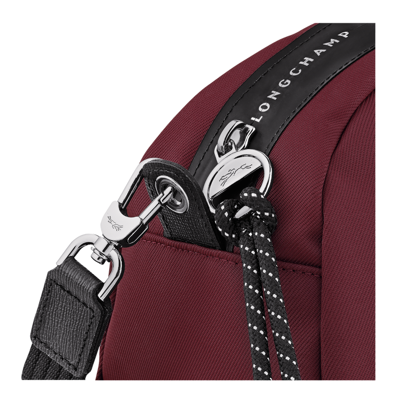 Le Pliage Energy M Handbag , Burgundy - Canvas  - View 6 of  6