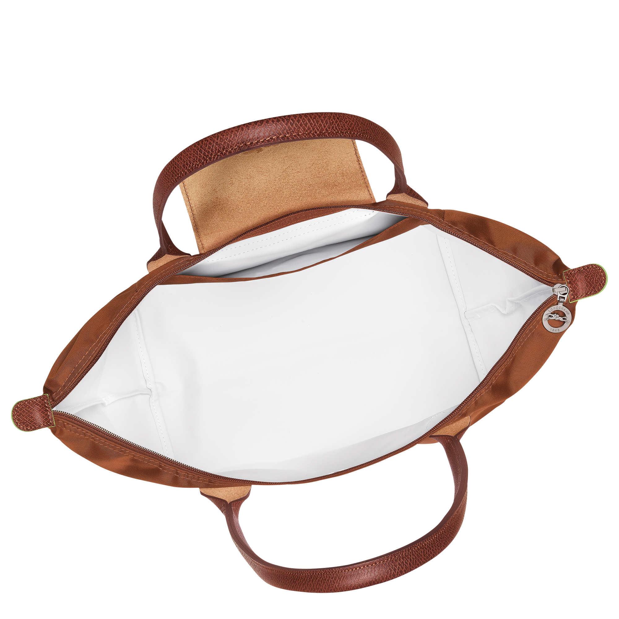 Tote bag L, Cognac - View 5 of 
        7 - zoom in Le Pliage Green Tote bag L, Cognac