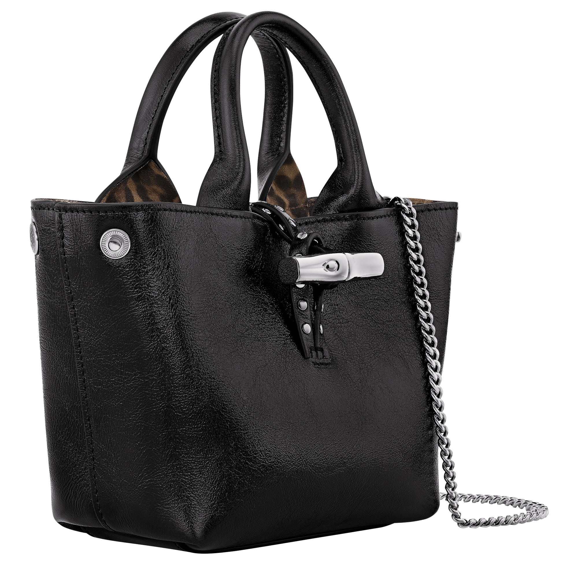 Handbag XS, Black - View 3 of
6 - zoom in Le Roseau Handbag XS, Black