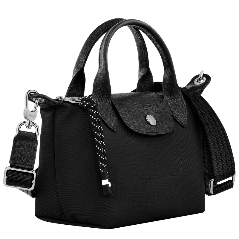 Le Pliage Energy XS Handbag , Black - Recycled canvas  - View 3 of  7