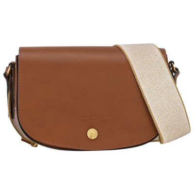 Épure S Crossbody bag , Cognac - Leather
