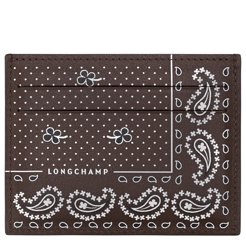 Longchamp Pocket Card holder , Mocha - Leather  - View 1 of  2