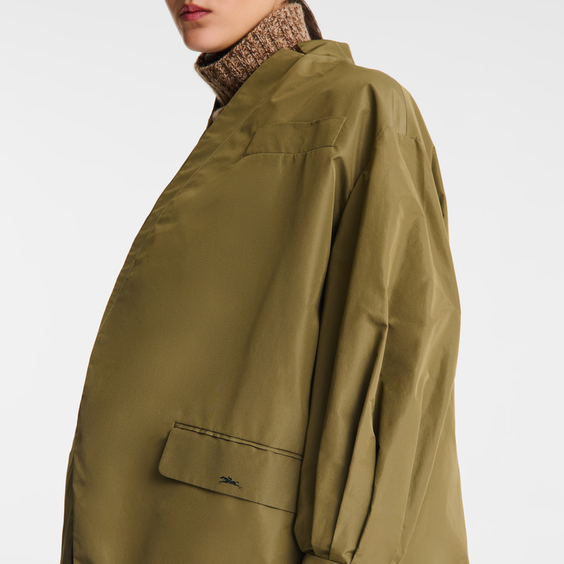 Kimono jacket , Artichoke - Techno taffeta  - View 5 of  6
