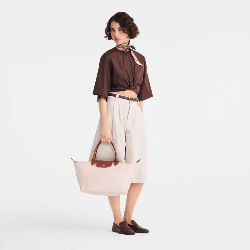 Le Pliage Original L Handbag , Paper - Canvas  - View 2 of  7