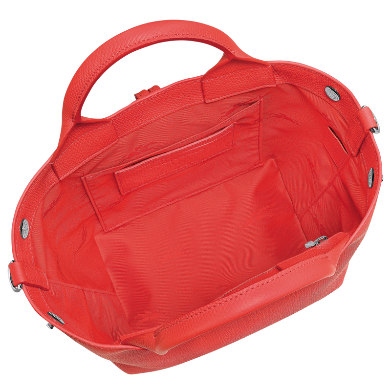 Le Roseau S Handbag , Vermilion - Leather  - View 6 of  7