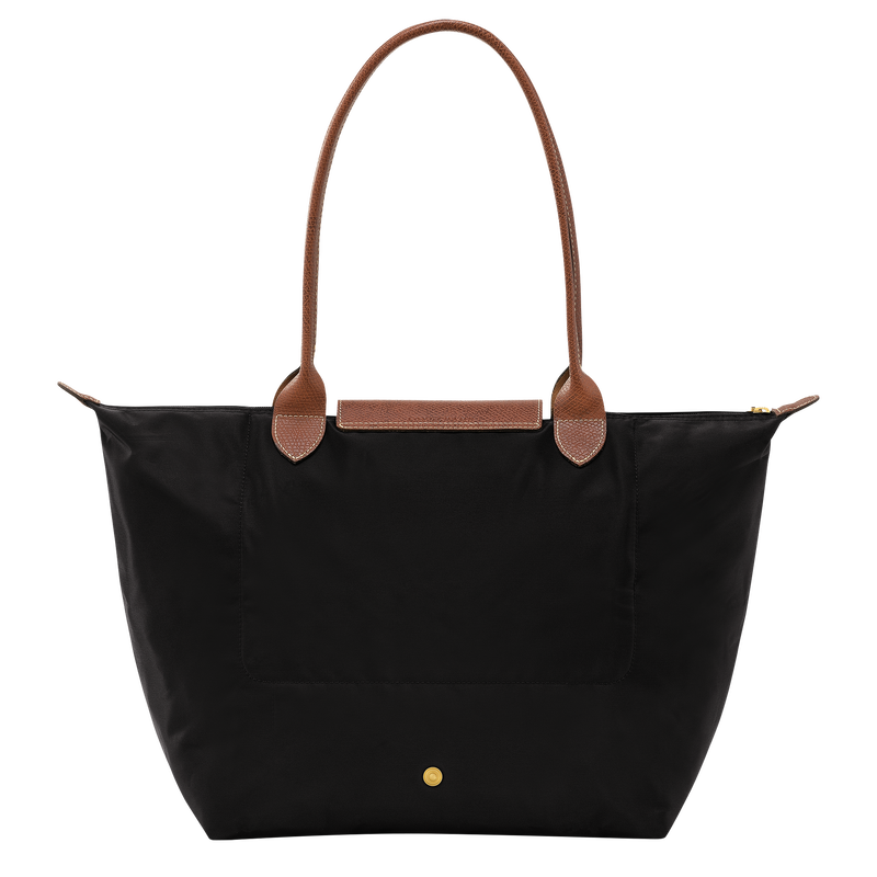 Le Pliage Original L Tote bag , Black - Recycled canvas  - View 4 of  6