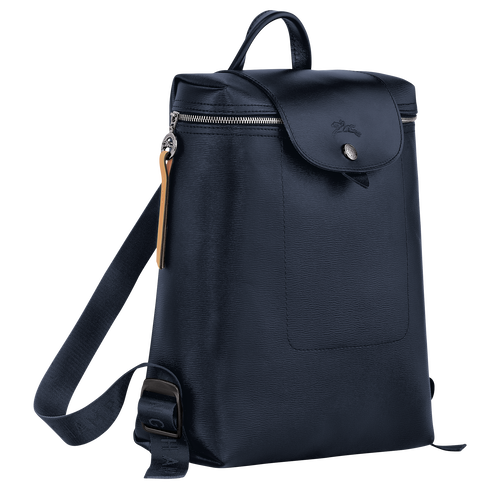Le Pliage City M Backpack , Navy - Canvas - View 2 of  4