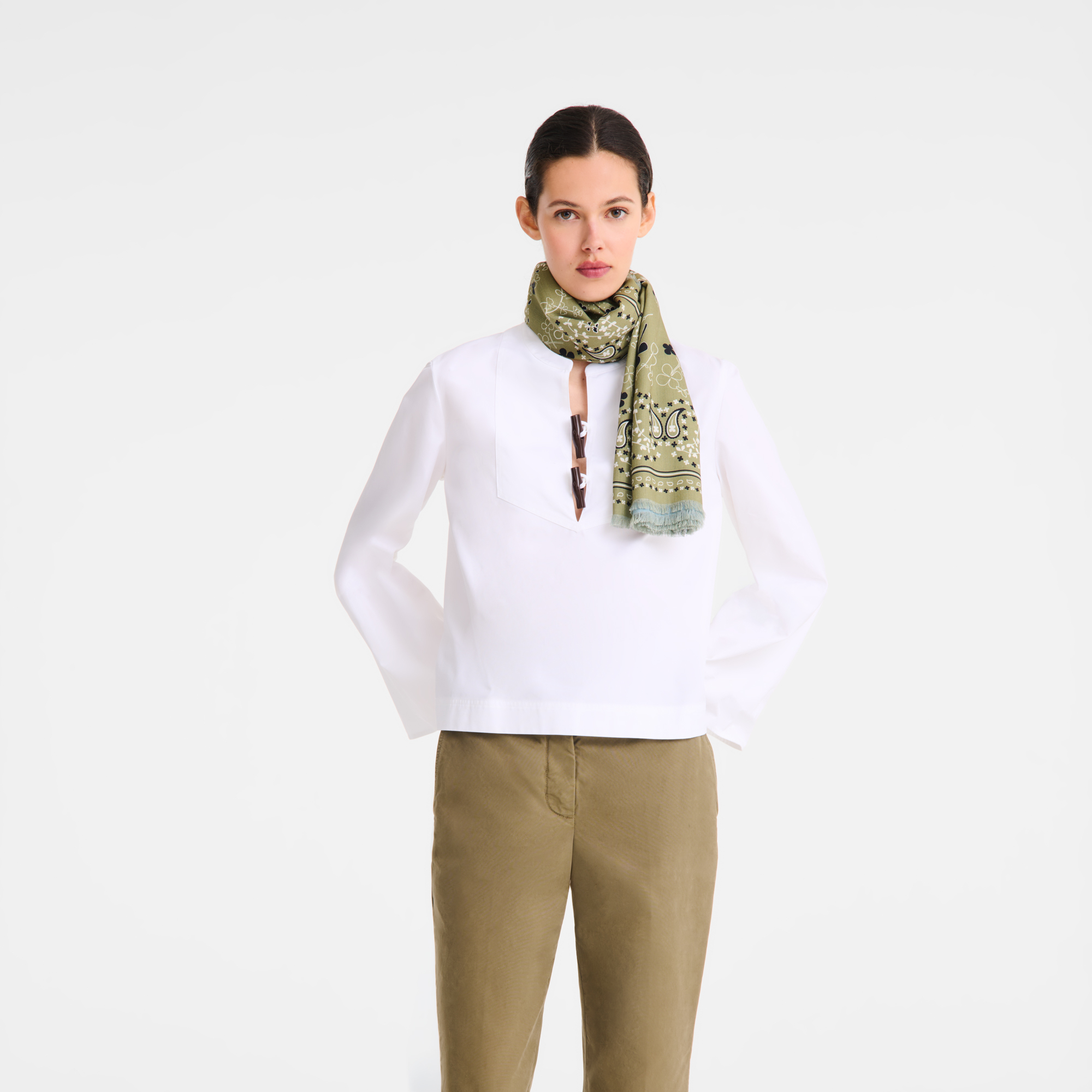 French Bandana Stole, Wave