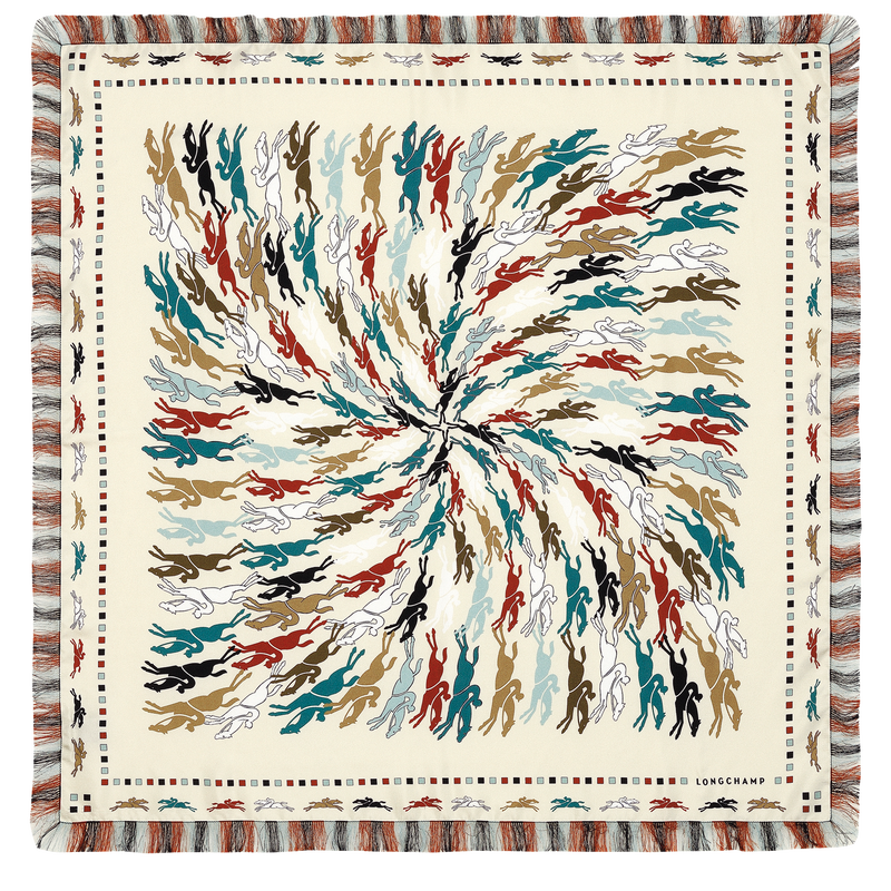 Longchamp silk shop scarf