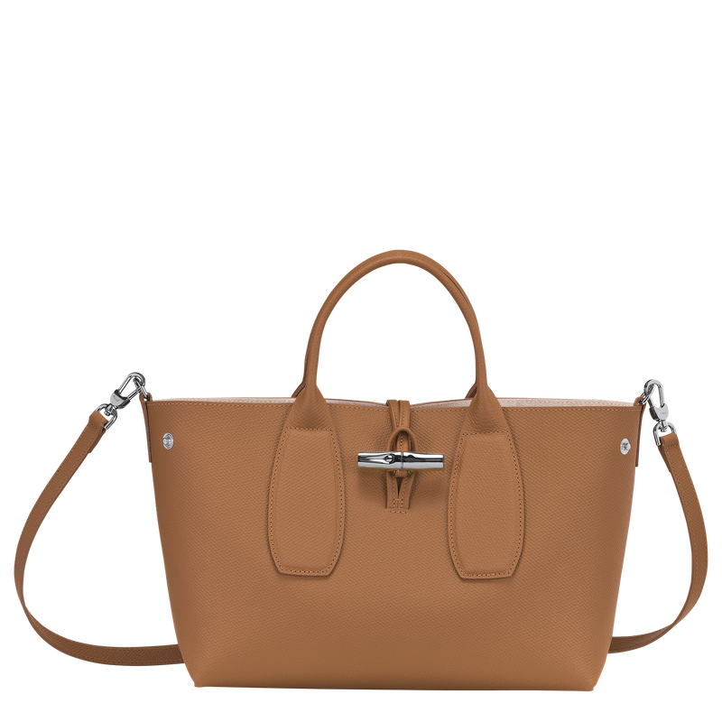 Roseau M Handbag , Natural - Leather  - View 5 of  7