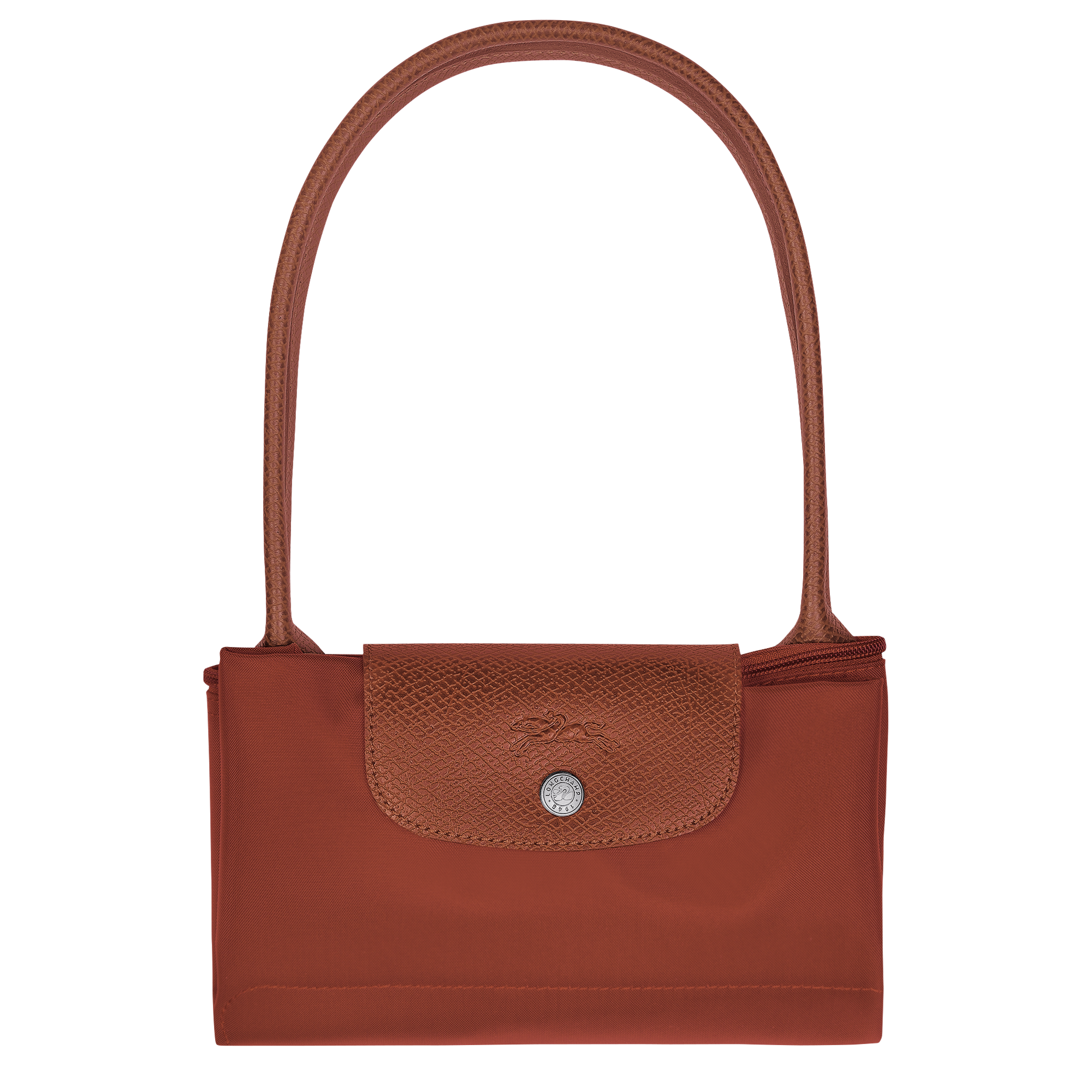 Tote bag M, Chestnut - View 7 of 
        7 - zoom in Le Pliage Green Tote bag M, Chestnut
