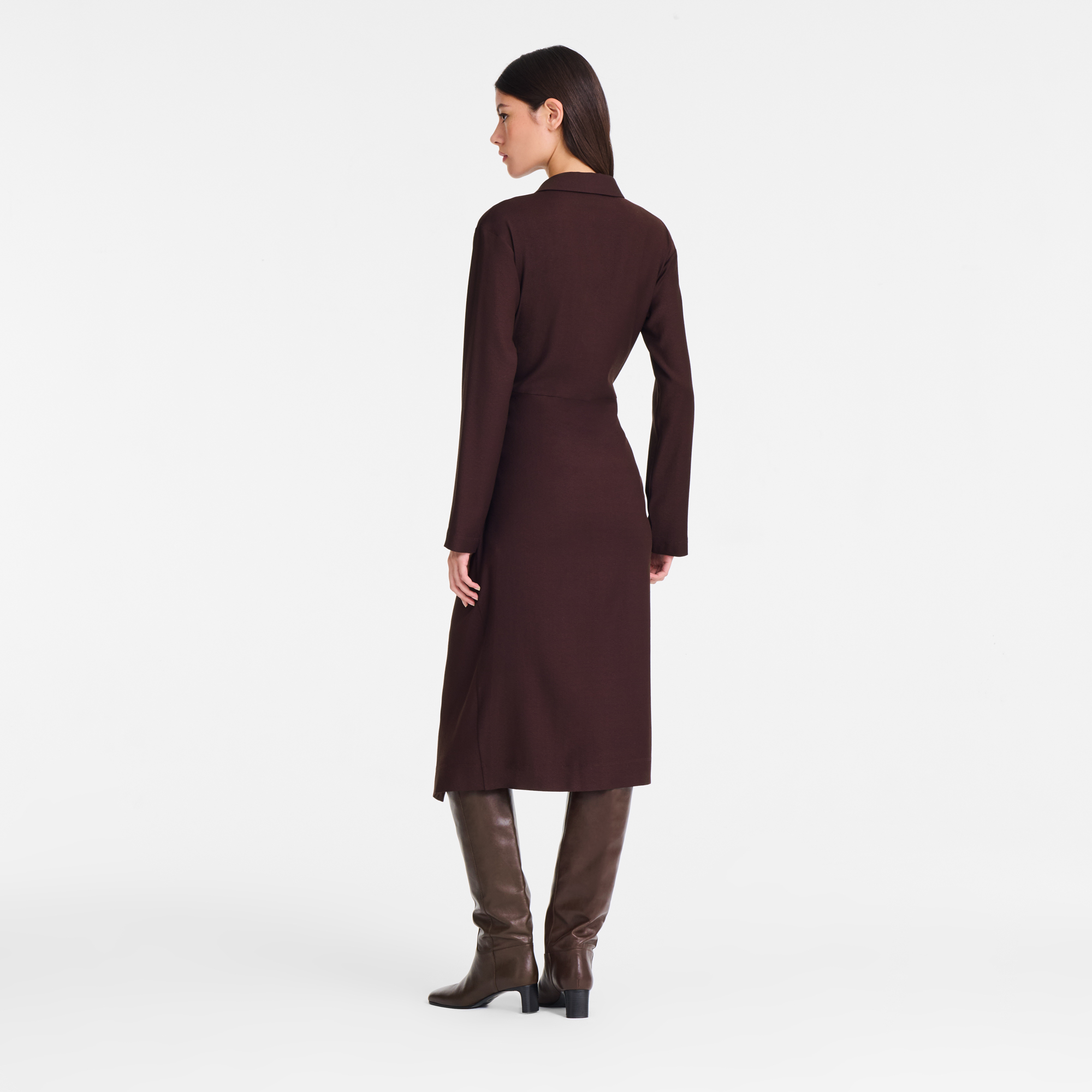 null Dress, Burgundy