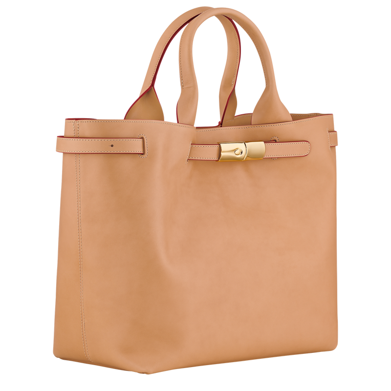 Le Smart Tote bag , Vegetal - Leather  - View 2 of  4