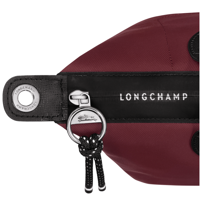 Le Pliage Energy S Handbag , Burgundy - Recycled canvas  - View 5 of  5
