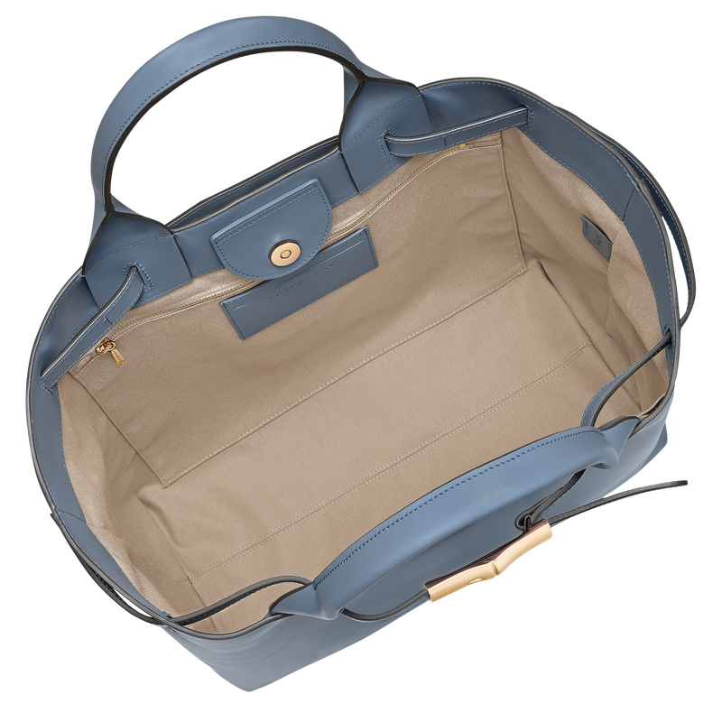 Le Smart Tote bag , Slate - Leather  - View 5 of  6