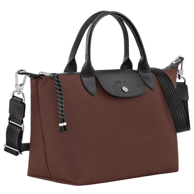 Le Pliage Energy S Handbag , Cocoa - Recycled canvas