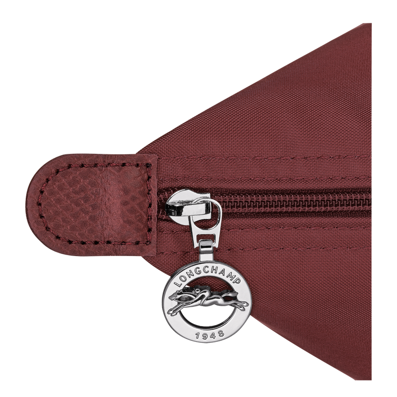 Le Pliage One L Handbag , Burgundy - Canvas  - View 5 of  6