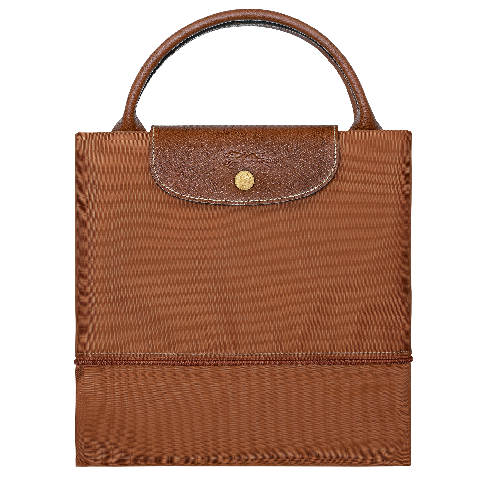 Le Pliage Original Travel bag expandable, Cognac