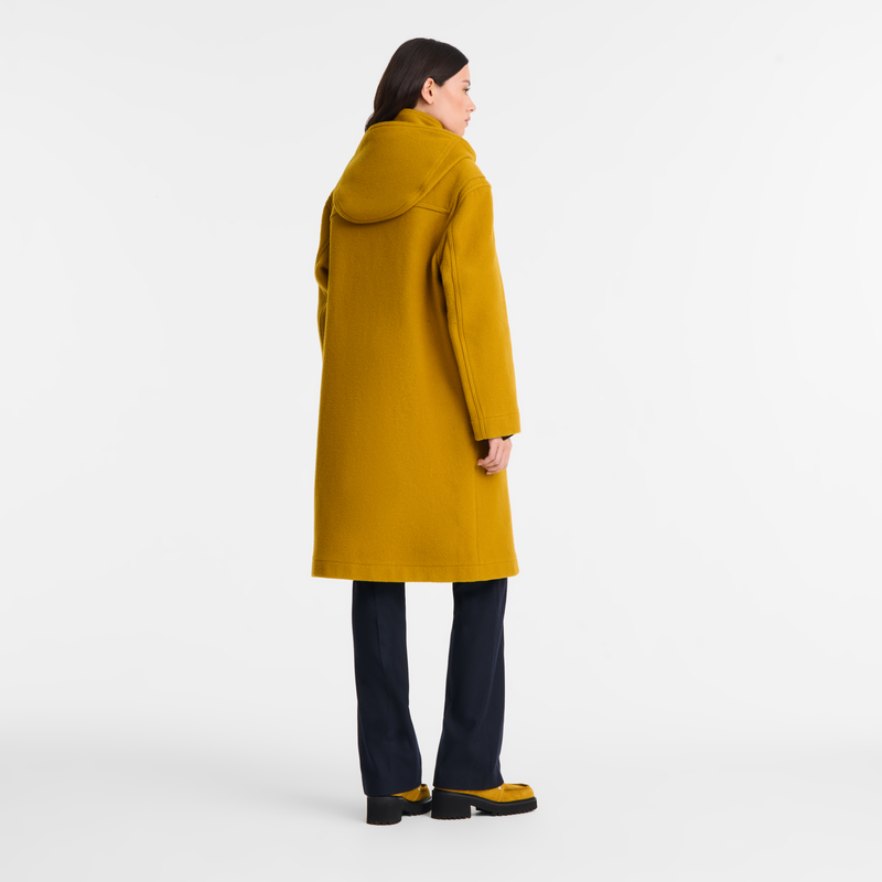 Duffle Coat , Nutmeg - Double-faced wool cloth  - View 3 of  4
