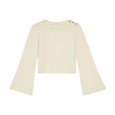 Sweater , Ecru - Knit