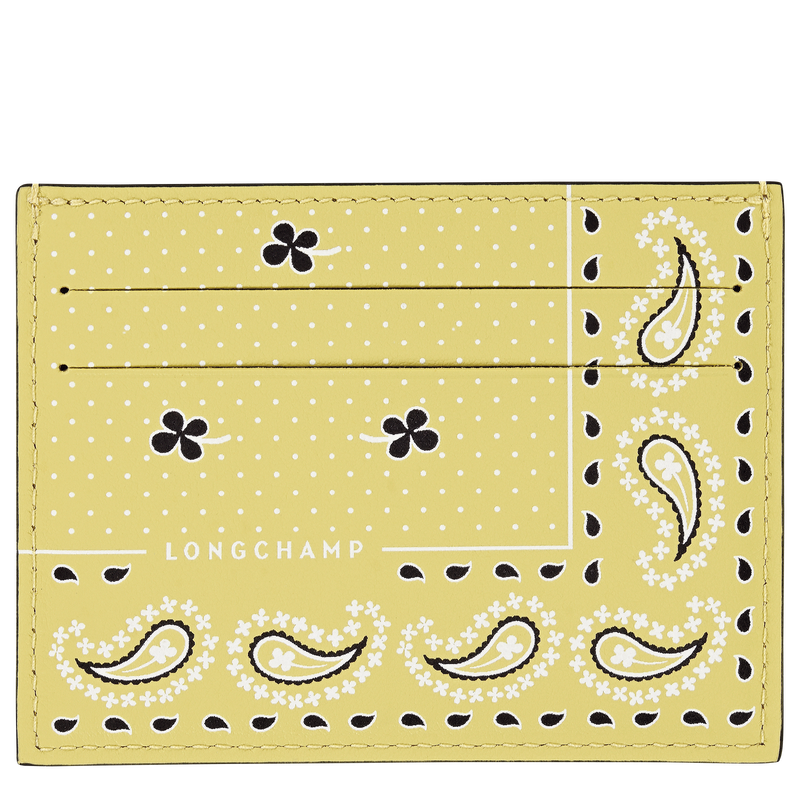 Longchamp Pocket Card holder , Lime - Leather  - View 1 of  2