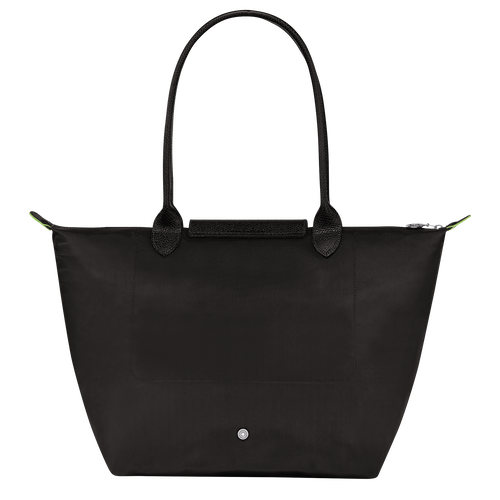 Le Pliage Green L Tote bag , Black - Recycled canvas - View 4 of  7