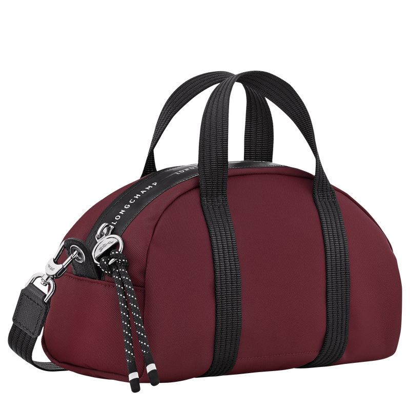 Le Pliage Collection Handbag , Burgundy - Canvas  - View 3 of  6