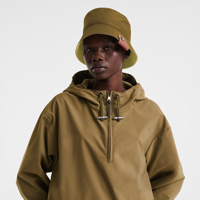 Reversible bucket hat , Olive/Lime - Techno taffeta