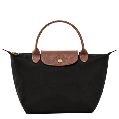 Le Pliage Original S Handbag , Black - Recycled canvas