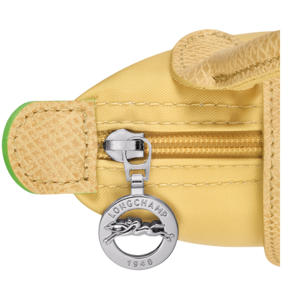 Le Pliage Green Pouch with handle, Wheat