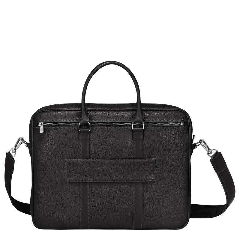 Le Foulonn&eacute; S Briefcase , Black - Leather  - View 4 of  5