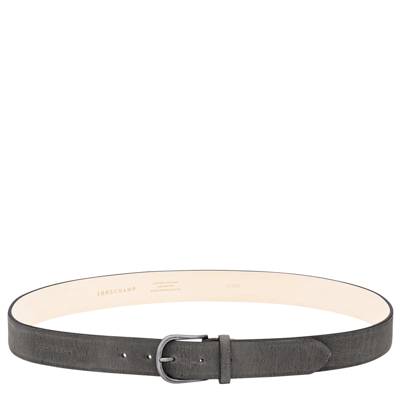 Men's belt , Graphite - Leather  - View 1 of  2