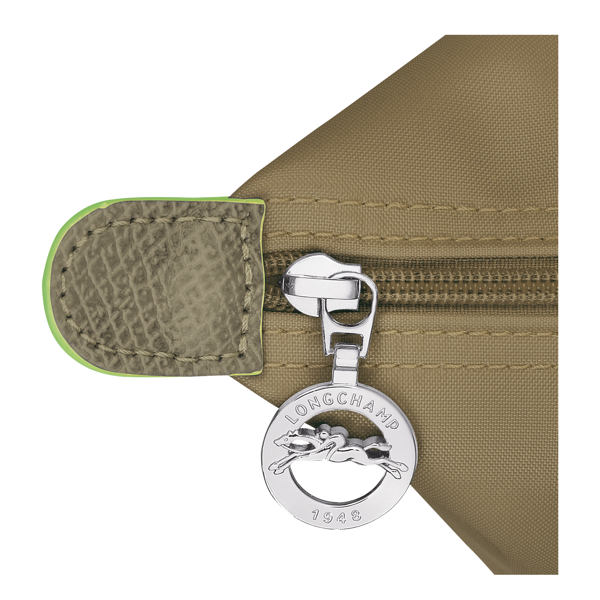 Handbag M, Artichoke - View 6 of 
        7 - zoom in Le Pliage Green Handbag M, Artichoke