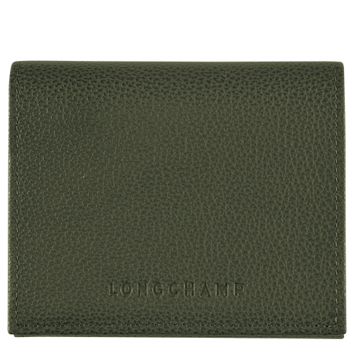 Le Foulonné Coin purse , Khaki - Leather - View 1 of  2