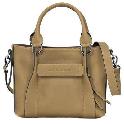 Longchamp 3D S Handbag , Tobacco - Leather
