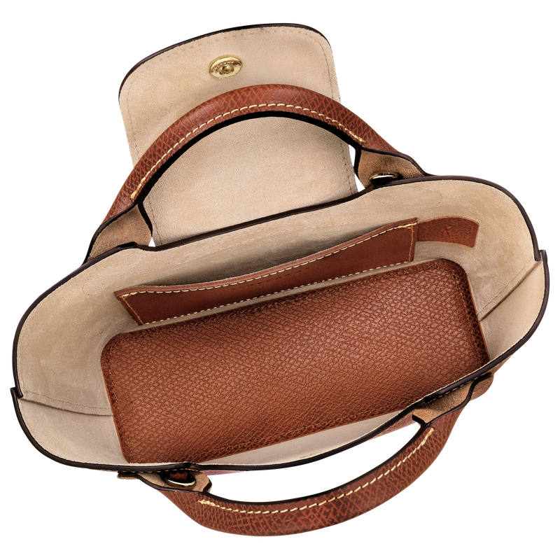 Épure XS Tote bag , Brown - Leather  - View 4 of  5