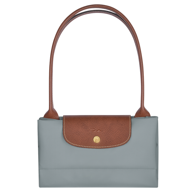 Le Pliage Original L Tote bag , Steel - Recycled canvas  - View 7 of  7