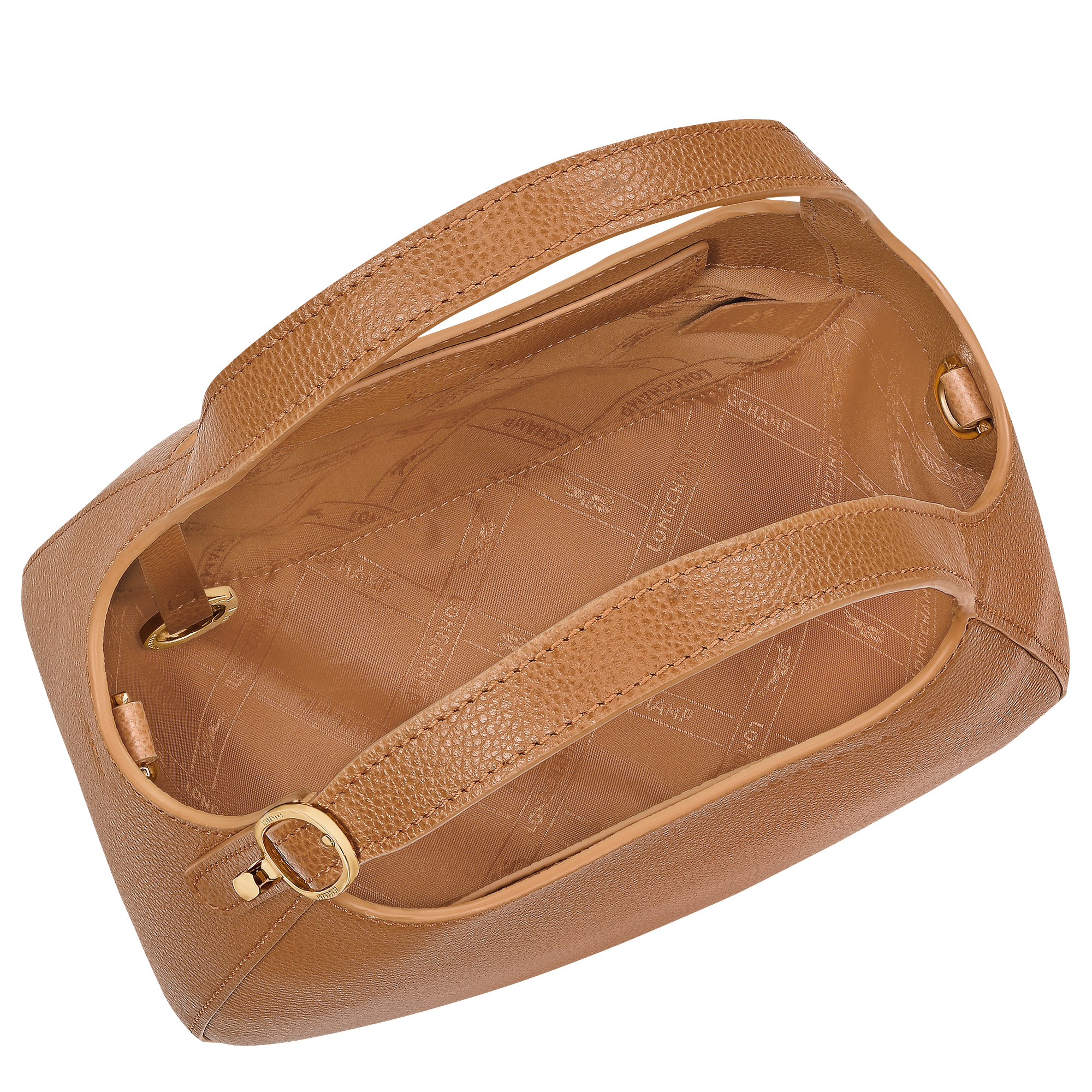 Le Foulonn&eacute; Handbag S, Pecan
