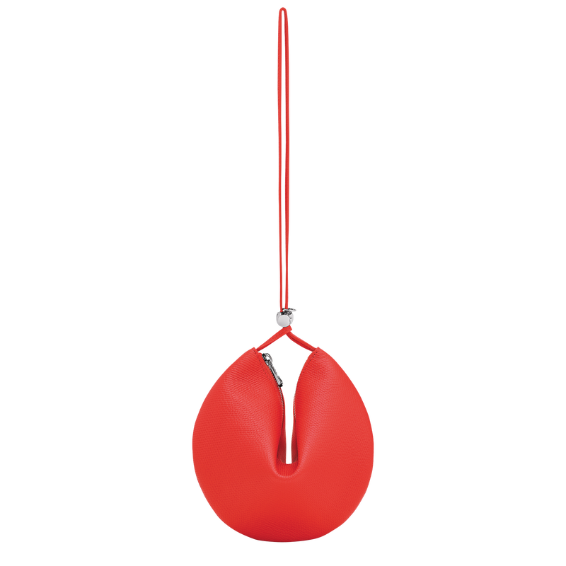 Le Roseau Clutch , Vermilion - Leather  - View 5 of  6