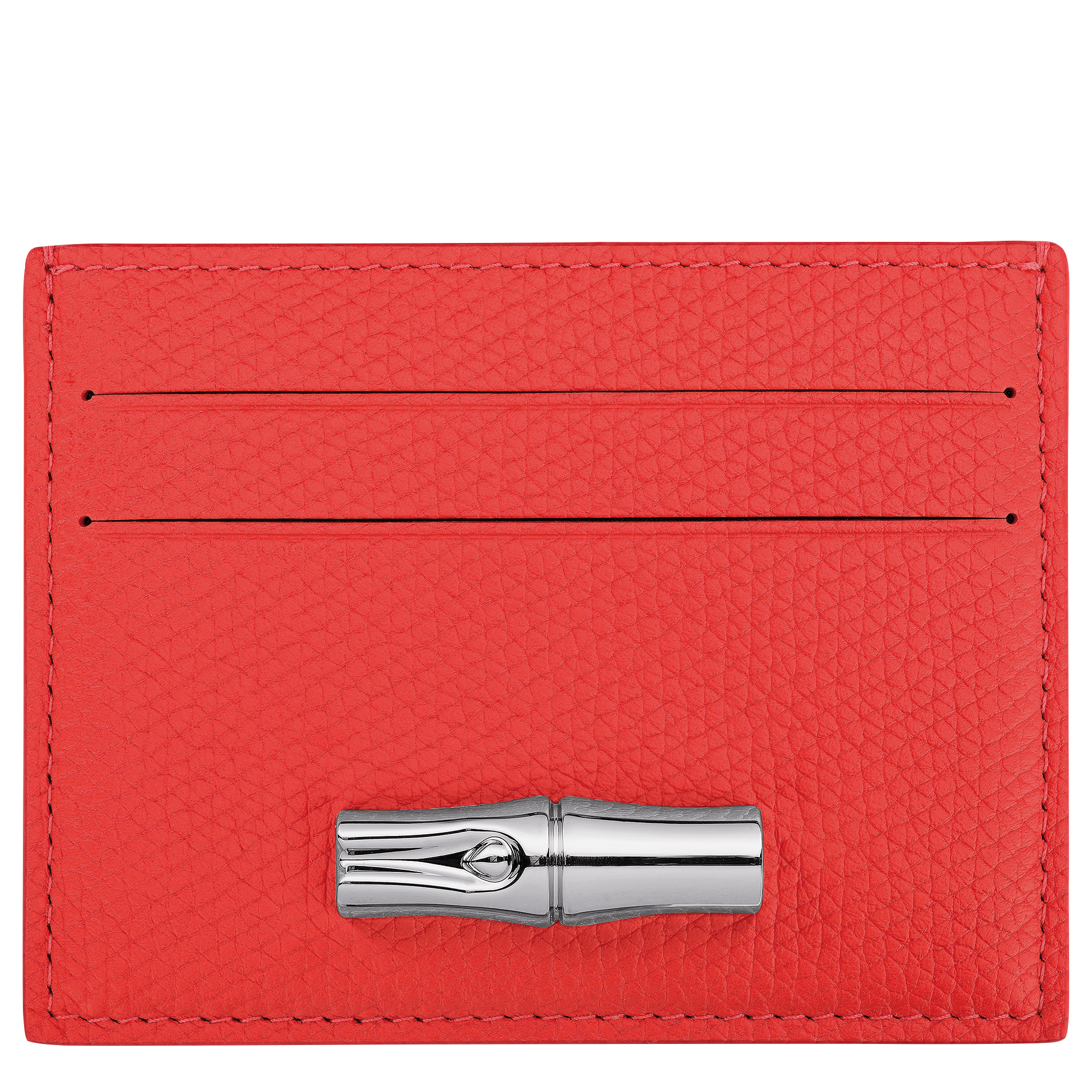 Le Roseau Card holder, Vermilion