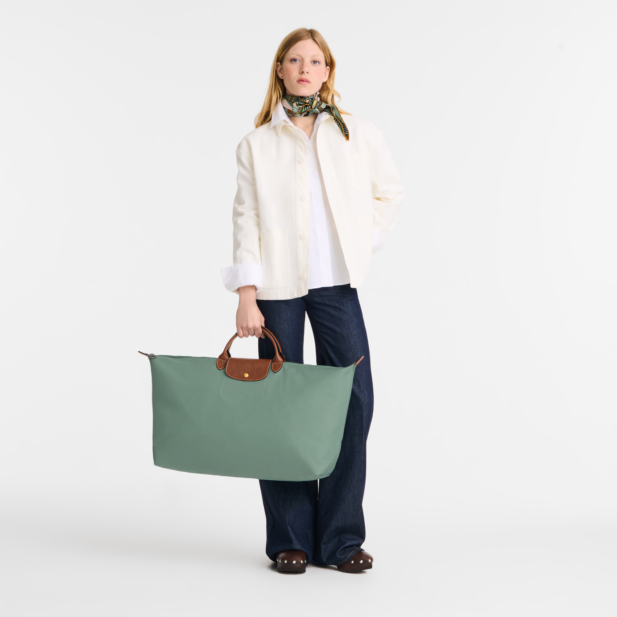 Travel bag XL, Celadon - View 1 of
1 - zoom in Le Pliage Original Travel bag XL, Celadon