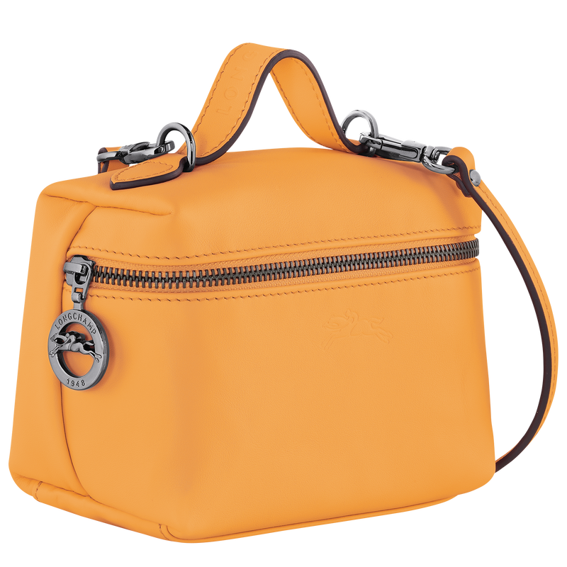 Le Pliage Xtra XS Vanity , Apricot - Leather  - View 3 of  5